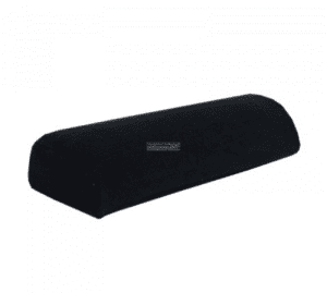 Knierol halfrond  bekleed (zwart)