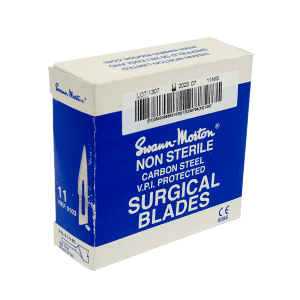 Mesjes nr. 11 niet steriel