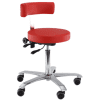 Score tabouret Medical line 6221, rond met rugleuning