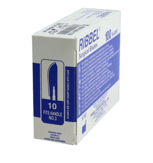 Mesjes nr. 10 steriel Ribbel