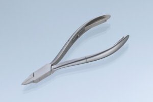 Nagelsplijttang dunne snijbek, dubbel geveerd 13 cm